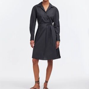 Madewell Black Shirt Dress M
